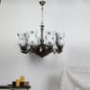 Devansh Metal Electric Wall Light in Grey Colour with Grey Shade Count of 2 Lights
