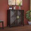 Satori Solid Wood Bar Cabinet in Semi Gloss Finish