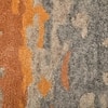 Saraswati Global Abstract Wool Viscose Hand Tufted Carpet in Orange 10X10 ft