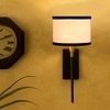 Devansh Metal Electric Wall Light in Black Colour with Multi Shade Count of 1 Light