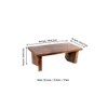 Kassel Sheesham Wood Coffee Table In Teak Finish