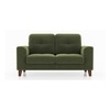 Verona Essential 2 Seater Fabric Sofa In Moss Green Colour