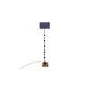 Elin Blue Cotton Shade Floor Lamp