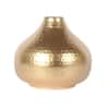 Hammered Flower Pot In Gold Colour