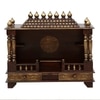 D'Dass Copper Sheesham and Mdf Wooden Temple For Pooja In Home and Office