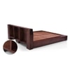 Duetto Solid Wood Queen Size Bed In Two Tone Finish
