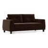 Edward 3 Seater Fabric Sofa (Dark Earth)