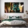 The Castle Decor Lord Ganesha Wall Painting Wooden Framed 27x48 Inch (Style 5)
