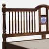 Nilaya Sheesham Wood Queen Size Bed in Provincial Teak Finish with Box Storage