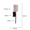 Devansh Metal Electric Wall Light in Black Colour with Grey Shade Count of 1 Light
