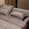 Stoa Paris Super King Size Bedsheet with 4 Pillow Covers  Size Cha Champagne