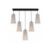 Devansh Solid Wood Electric Wall Light in Brown Colour with Multi Shade Count of 1 Light