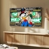 Luxury Million Dollar Pop Art Canvas Wall Painting Money Theme Decor 22x46 Inch