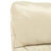 Marlowe Single Seater Motorised Recliner in Ancient Ivory Cream Leatherette Colour