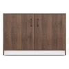 Alex 12 Pair Shoe Rack in Classic Walnut Finish