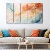 The Castle Decor Marble Abstract Art Wall Painting Wooden Framed  Painting 27x48 Inch Style 4