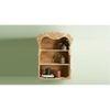 WOODENMOOD Rectangular Wall Rack