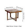 Kingston Sheesham Wood 4 seater Dining Table Set in Teak Finish