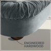 Casa Haven Relax King Size Bed in velvet With Engineered Hardwood Frame & Hydraulic Storage