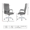 Leanoxa High Back Executive Chair in Black Colour