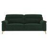 Niwara Velvet 3 Seater  sofa in Green Color