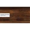 Wood Solid Wood Single Size Non Storage Bed In Provincial Teak Finish
