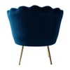 Melta Fabric Accent Chair in Blue Colour