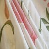 White Floral 400 TC Cotton Flat Single Bed Size Bedsheet With 2 Pillow Cover From Threads