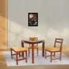 sooty solid wood  4 seater Dining table in  Provincial Teak