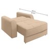 Calliro Pull Out Sofa cum Bed in Cream Colour