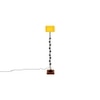 Edythe Yellow Cotton Shade Floor Lamp