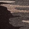 Handmade Wool Area Rug Modern Abstract Brown Grey 5 x 8 Feet Carpet