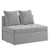 Midora 1 Seater Pull Out Sofa cum Bed  in Grey Colour