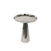 Metalsmith Metal Side Table in Silver Finish