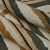 Olive Green Abstract 180 TC Fitted 1 King  Bedsheet with 2 Pillow Covers