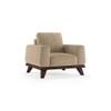 Granada Luxe 1 Seater Fabric Sofa in Sandshell Beige Colour