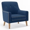 Hagen Lounge Chair in Cobalt Colour