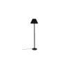 Vihaan Black Fabric Shade Floor Lamp with Black Iron Base