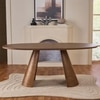 Andrew Hughes Veneer 6 Seater Dining Table in Brown Finish