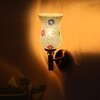 Devansh Metal Electric Wall Light in Gold Colour with Multi Shade Count of 1 Light
