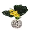 Geometric Designed Circular shaped Ceramic Vase
