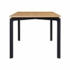 Scandinavian Navid Dining Table White Natural Wood Finish