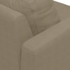 Franco 3 Seater Leather Sofa in Cappuccino Colour