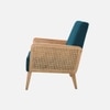 Evant Ratan Accent Chair in T blue Colour