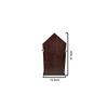 triya engineered wood prayer unit in mahagony finish