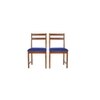Agronomo Solid Wood Dining Chair in Provincial Teak Finish - Set of 2