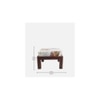 Ronstar solid wood  ottoman in  provincial teak finish