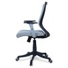Rocknew York Mid Back Ergonomic Chair in Grey Colour