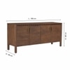 Barclay Solid wood 4-Door Sideboard In Provincial Teak Finish 68