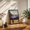 The Castle Decor I Did It Motivational Mountain Wall Art 8x12 Inch